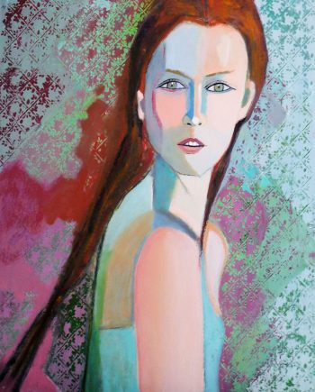 Carolyn Schlam, Cobalt, Oil on canvas