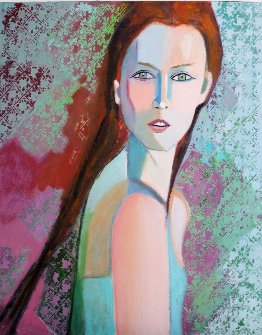Carolyn Schlam, Cobalt, Oil on canvas