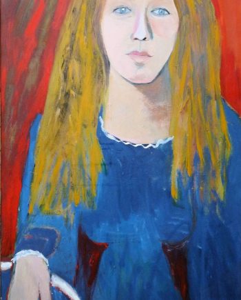 Dutch Girl by Carolyn Schlam. (Figurative Oil Painting)