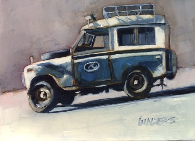Old Rover by Marlene Walters. (Oil Painting)