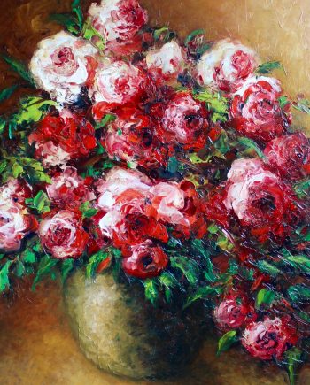 Romantic Bouquet by Anna Good. (Oil Still Life Painting)