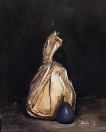 Sack Lunch by Marlene Walters. (Oil Still Life Painting)