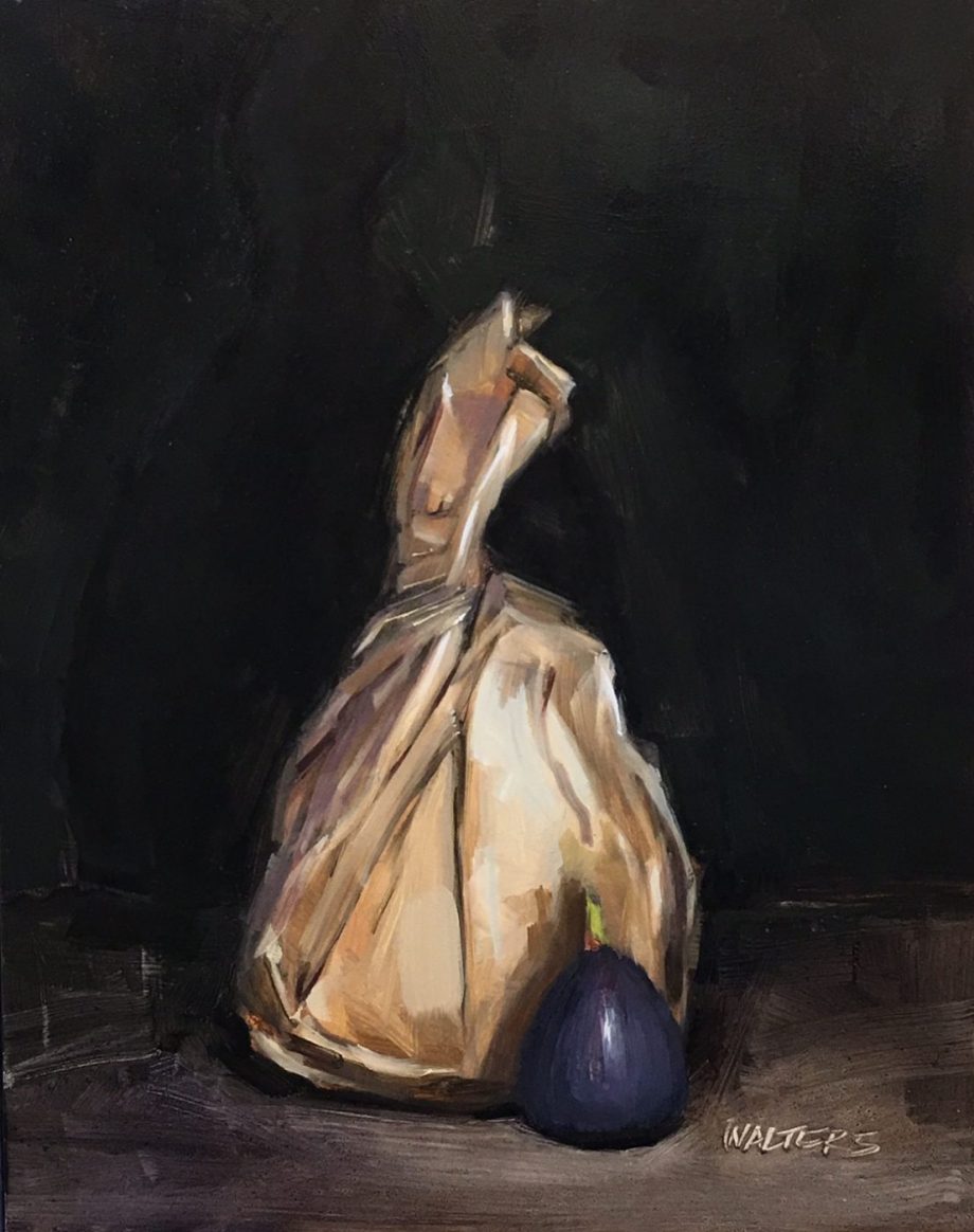 Sack Lunch by Marlene Walters. (Oil Still Life Painting)