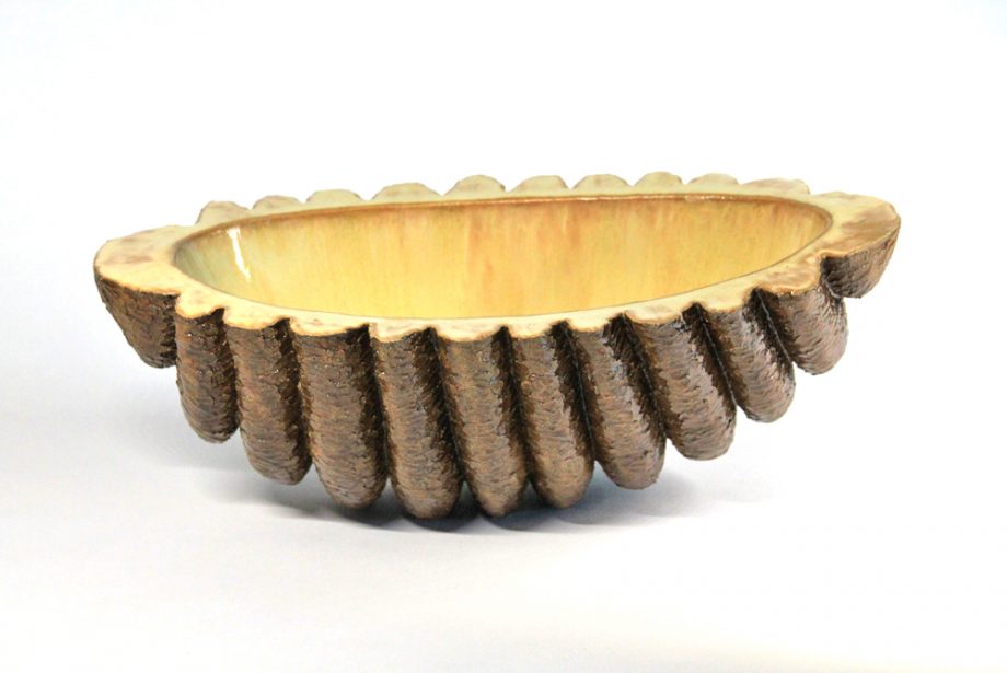 ButterNut by Emil Yanos. (Stoneware Ceramic Vessel)