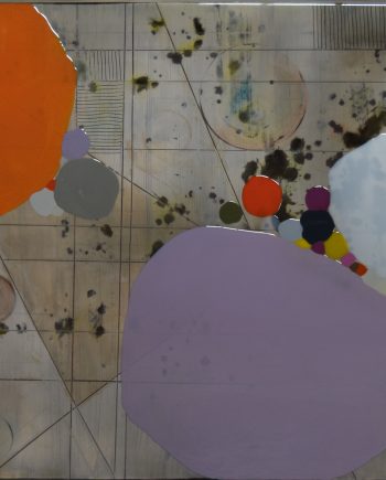 Calculation 2 by Ken Sloan. (Abstract Epoxy Resin Painting)