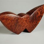 Fossil Form by Bruce Mitchell. (Abstract Wood Sculpture)
