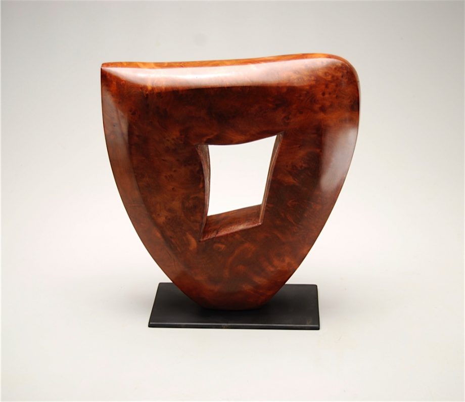 Muse by Bruce Mitchell. (Abstract Wood Sculpture)