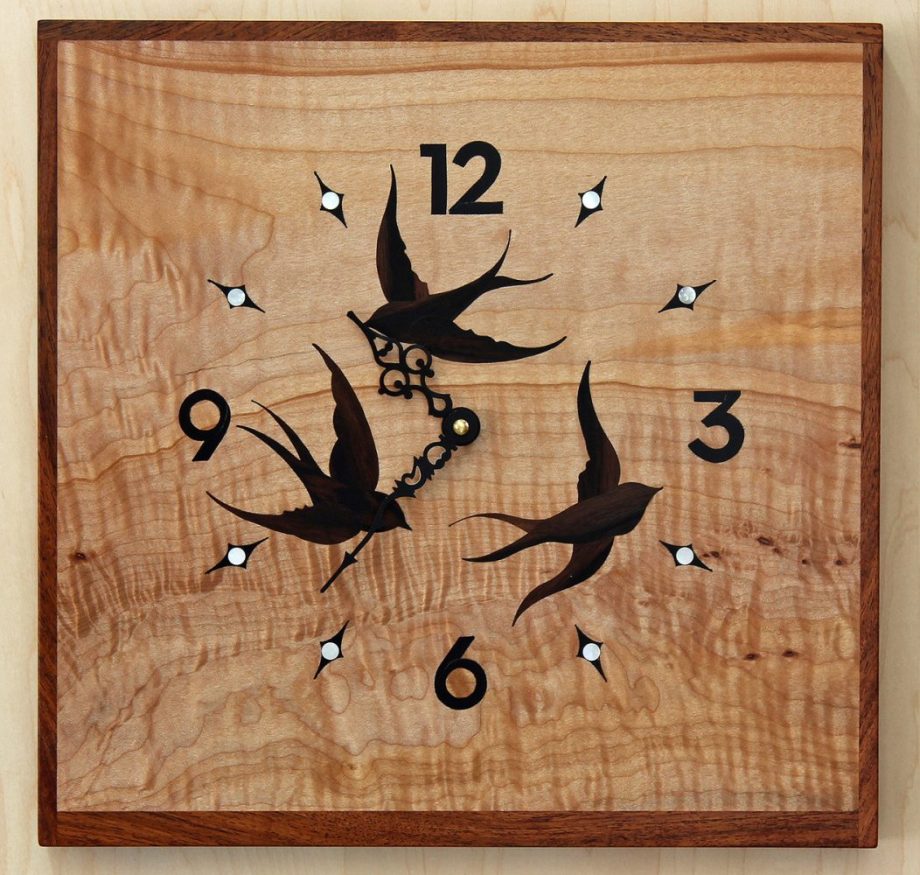 Swift Clock by Matthew Werner. (Hand-made music stand)