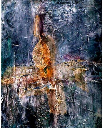The Peacekeeper by Stella St.Pierre White. (Abstract Mixed Media Painting)