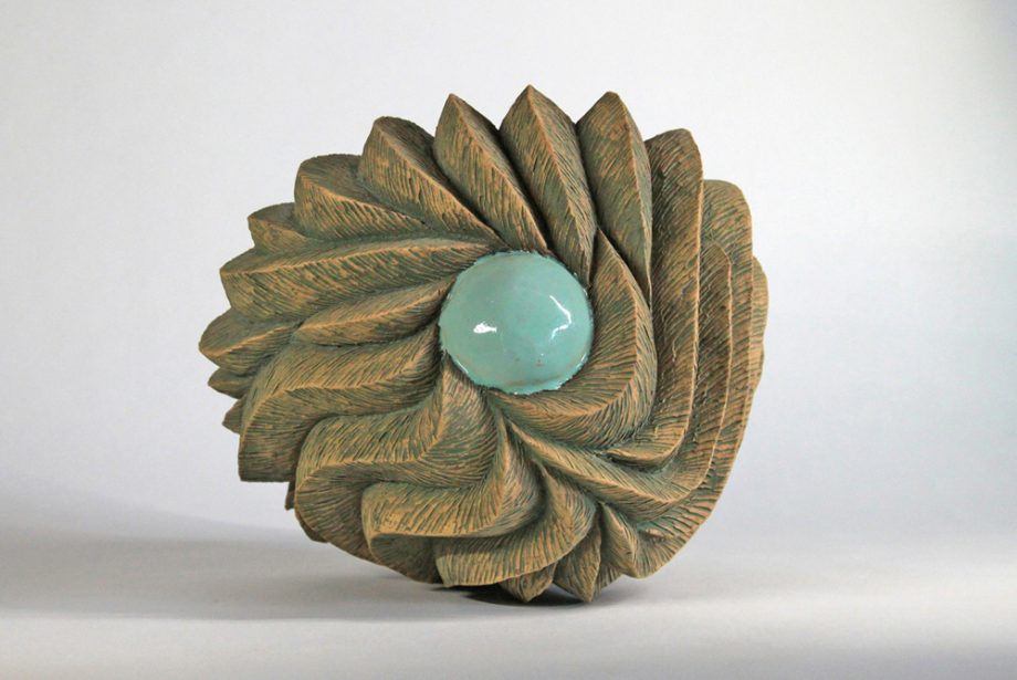 Tide Pool III by Emil Yanos. (Abstract Ceramic Sculpture)
