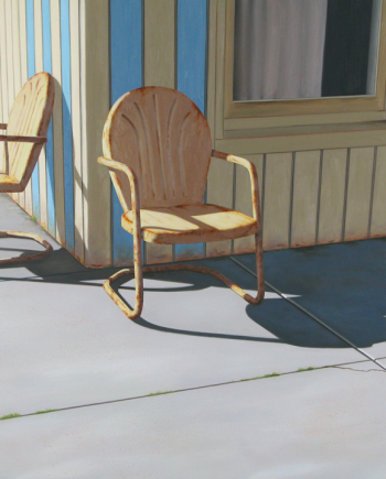 90° In The Shade by Matt Condron. (Oil Painting)