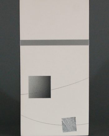Box Drawing 5 by James Aarons. (Ceramic Wall Sculpture)