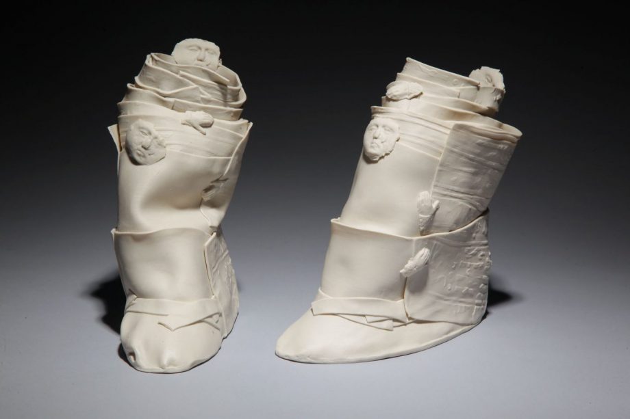 Constrained by Inge Roberts. (European Ceramic Sculpture)