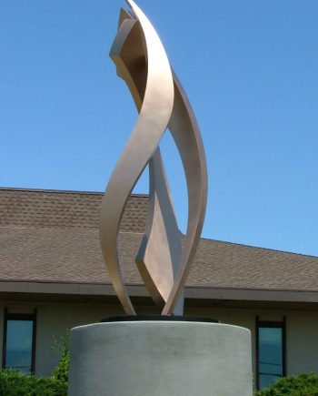 Essential Energies. Abstract Steel Sculpture by Riis Burwell