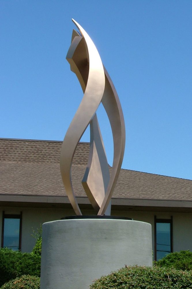 Essential Energies. Abstract Steel Sculpture by Riis Burwell