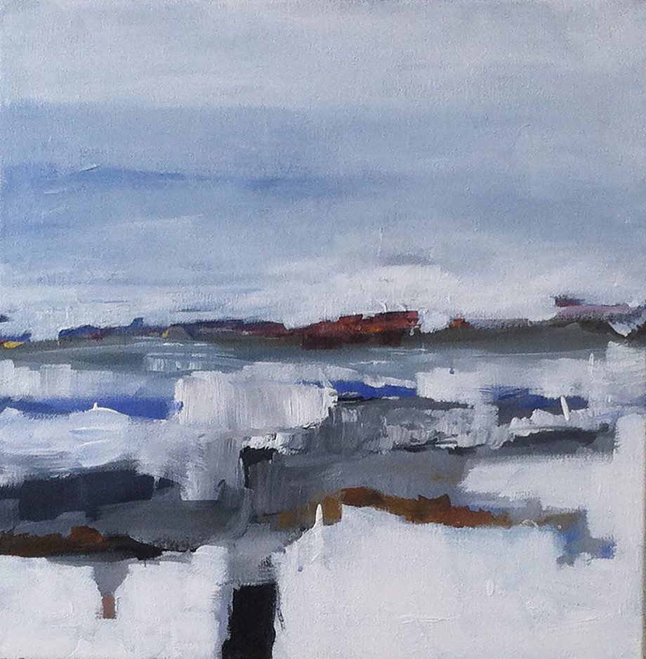 Winter Ocean by Willow Banks (Acrylic Painting)