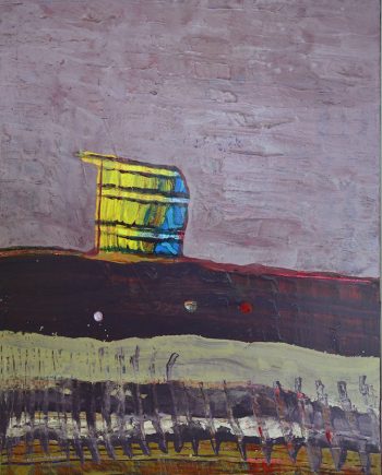 Pt Reyes Lighthouse from Afar by Ace Helmick (Acrylic Painting)