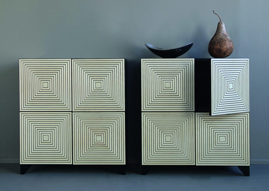 Maze Cabinet by Kevin Irvin (Wooden Cabinet)