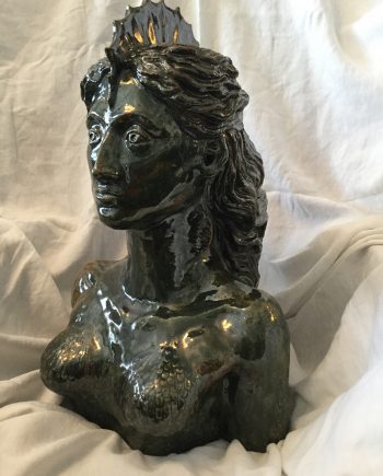Mermaid 3 by Wendy Rabin (Ceramic Sculpture)