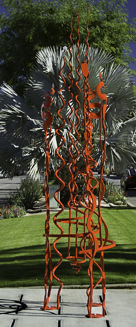 Spiral Blooms #4 by Christopher Thomson (Metal Sculpture)