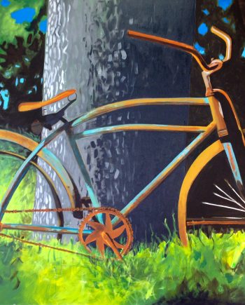 The Old Bike by Reed Weimer (Acrylic Painting)