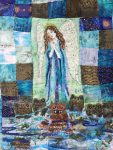 Meditation on Forgiveness, Fiber Wall Art by Karen Schuman