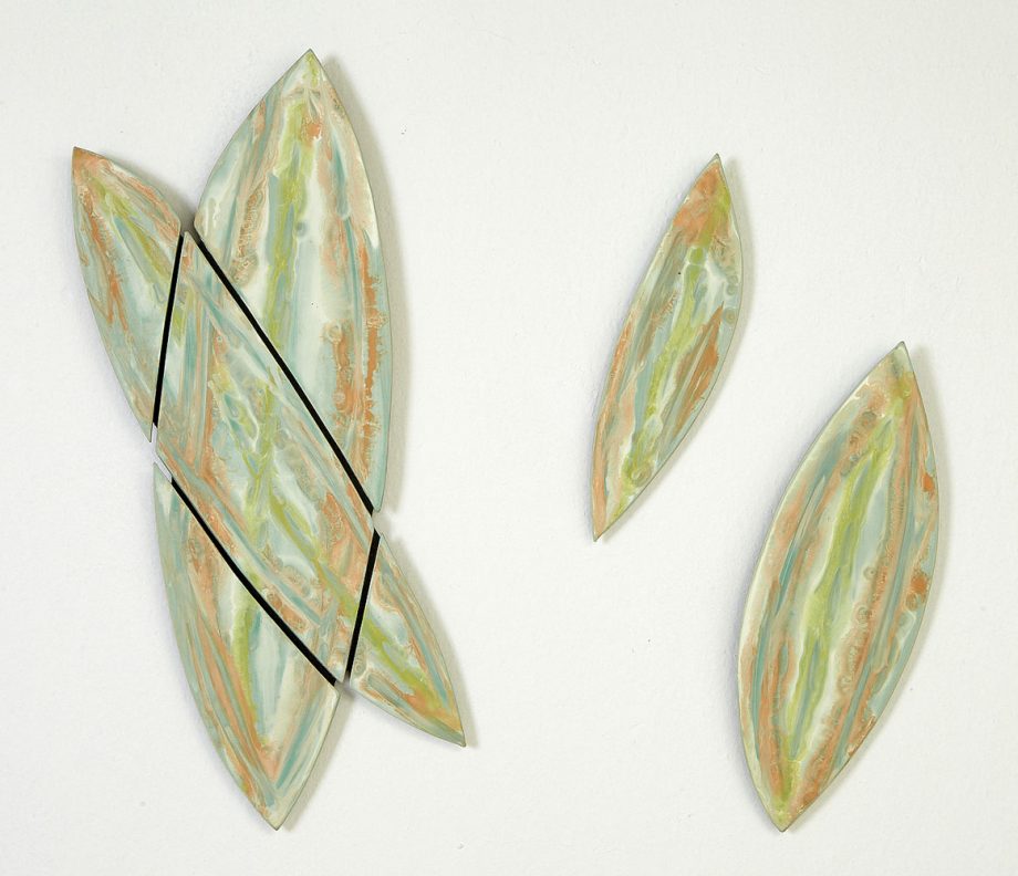 Miami Leaves by Kristi Sloniger (Ceramic Wall Sculpture) | American Artwork