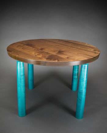 Circle Table by Todd Bradlee (Hand-built Wooden Table) | American Artwork