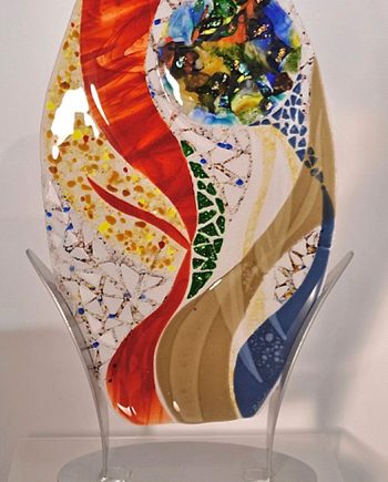 Synergy by Bonnie Rubenstein (Art Glass Sculpture) | American Artwork