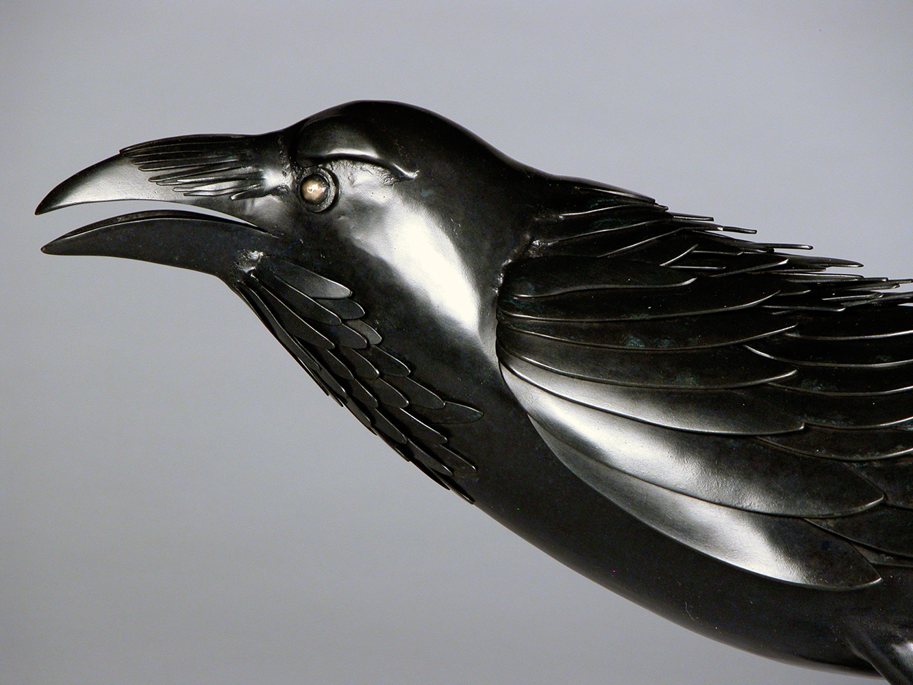 Raven by Charles McBride White (Bronze | American Artwork